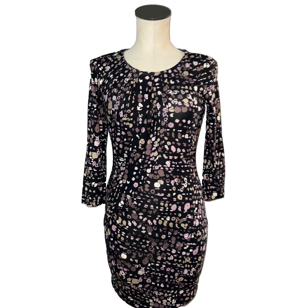 Diane von Furstenberg Women’s Silk Knit Sheath Mini Dress size 4 Old Money